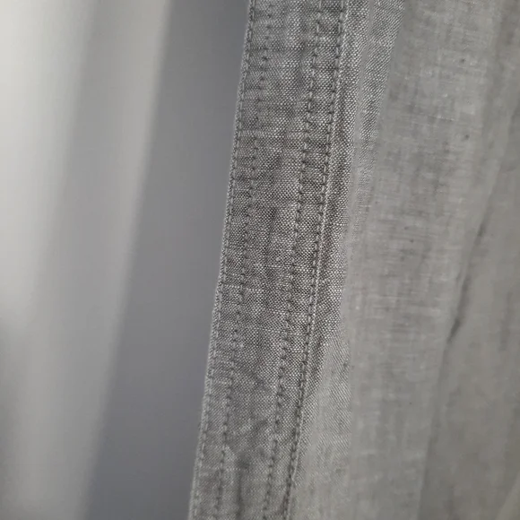 Athleta Cabo Linen Wide Leg Pants Pull On Elastic Waist Womens Size 6T Coastal - Picture 8 of 15